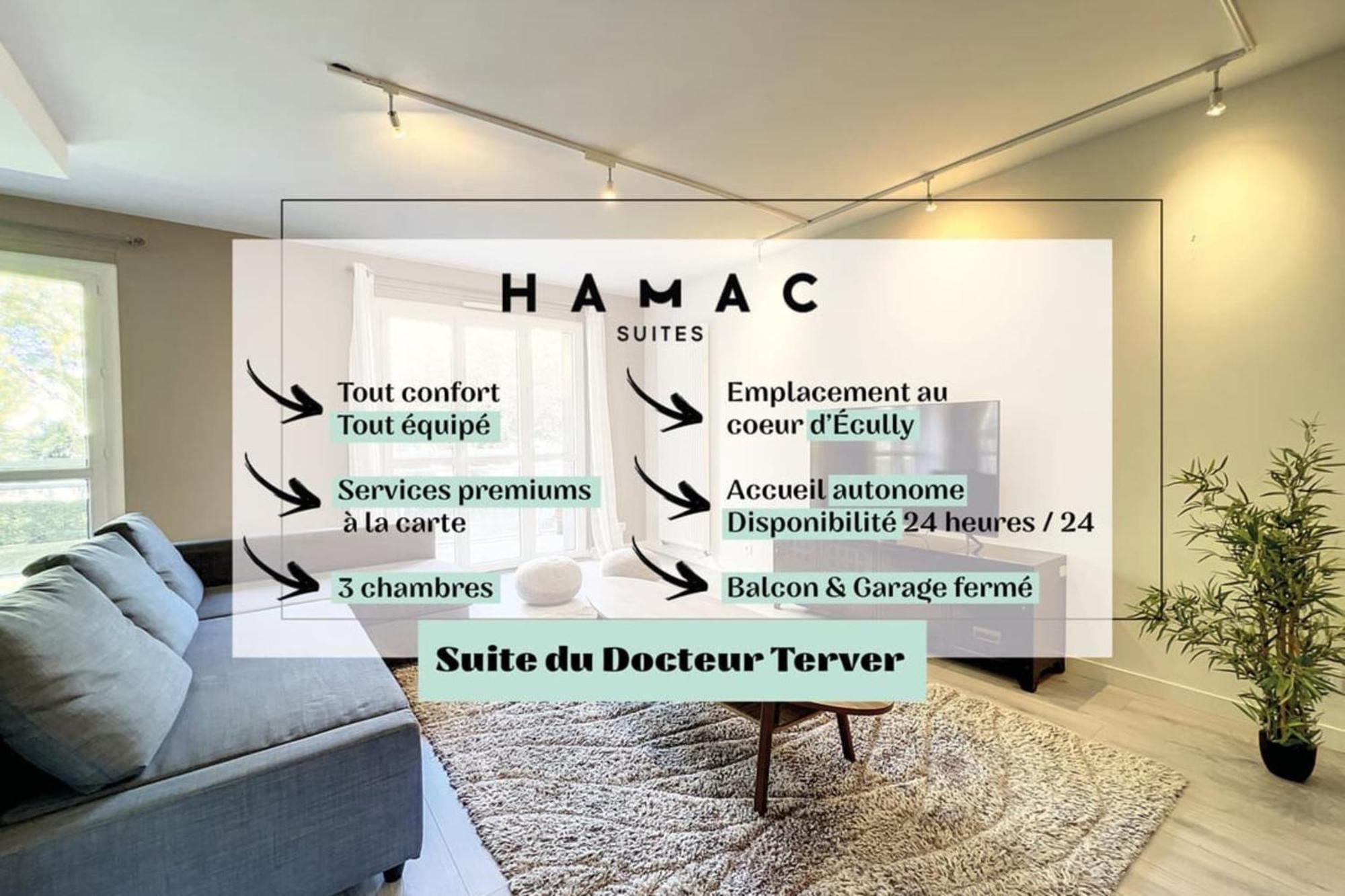 Hamac Suites - Docteur Terver - 6 People Écully Exteriér fotografie